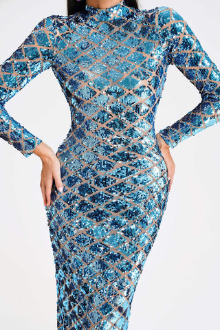 Loga Sequin Midi Dress