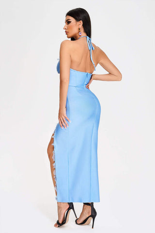 Lori Halter Midi Bandage Dress