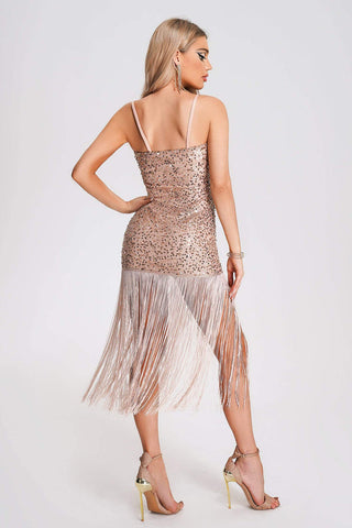 Nyellie Tassel Sequin Dress