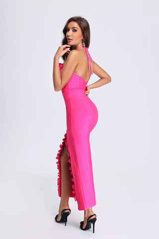 Lori Halter Midi Bandage Dress