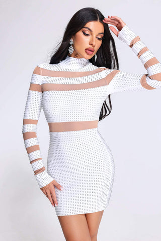 Dazsha Patchwork Bandage Dress