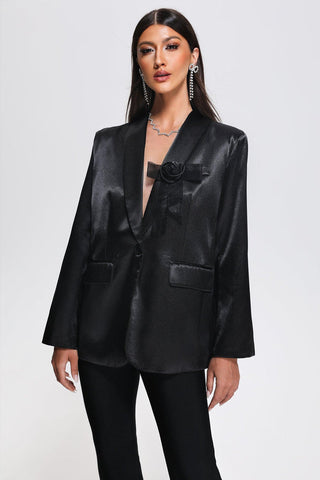 Omisa Satin Blazer