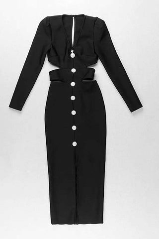 Kayla White Bandage Dress