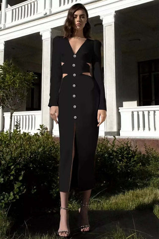 Kayla White Bandage Dress