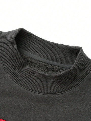 mini bala Boys' & Girls' Fleece Sweatshirt, New Year Winter Warm Long-Sleeve Top