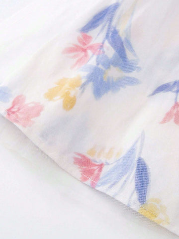 mini bala Mini Bala Cheongsam Dress Girls' Dress Princess Dress Baby National Style Hanfu Children's Wear