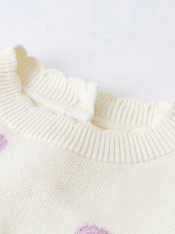 Mini Bala Girls' Cotton Sweet Puff Sleeve Dress