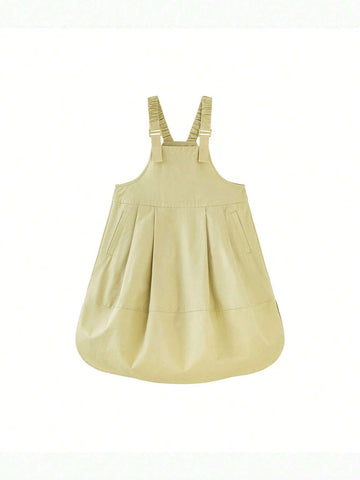 mini bala Mini Bala Girls' Dress 2024 Spring New Baby Loose Fashion Workwear Style Children's Jumper