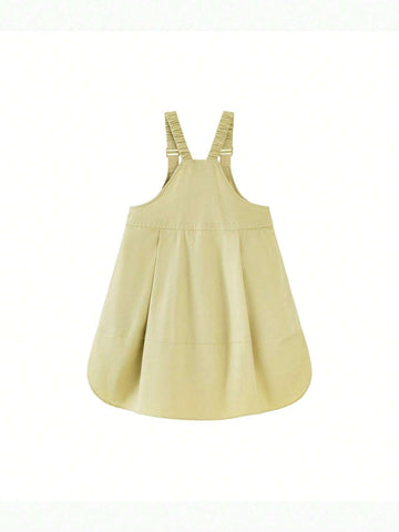 mini bala Mini Bala Girls' Dress 2024 Spring New Baby Loose Fashion Workwear Style Children's Jumper