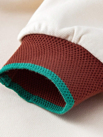 Mini Bala Girls' Polo Dress: Baby American Retro Fashion Sweet College Style Dress