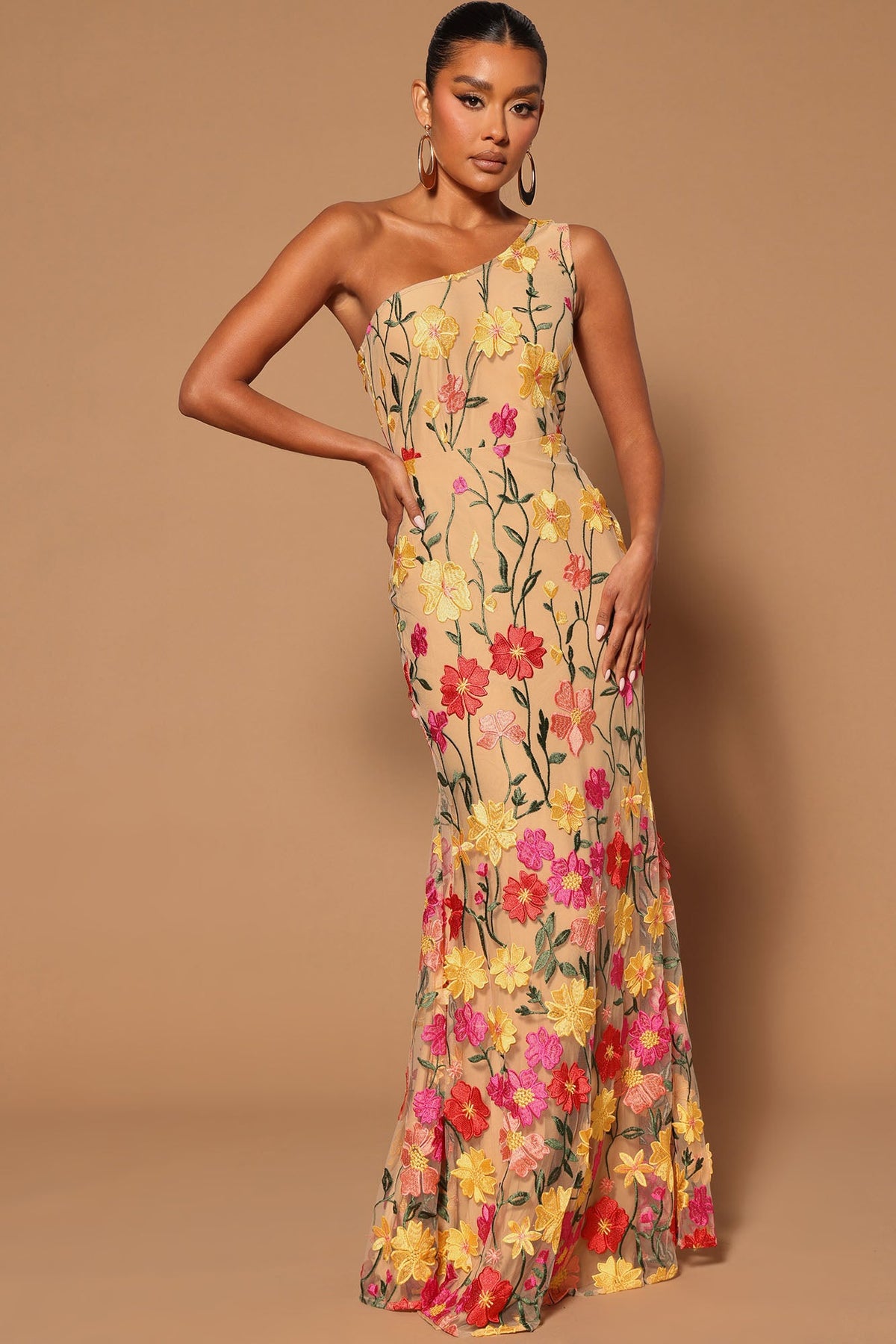 Jasmin Embroidered Mermaid Gown