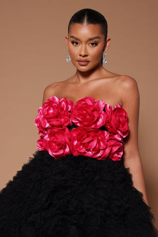 One Last Dance Ruffle Mini Dress