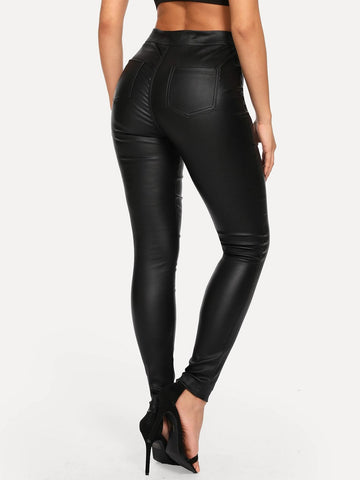 High Waist High Stretch Skinny Jeans