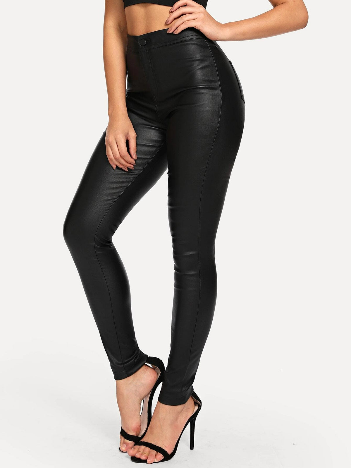 High Waist High Stretch Skinny Jeans