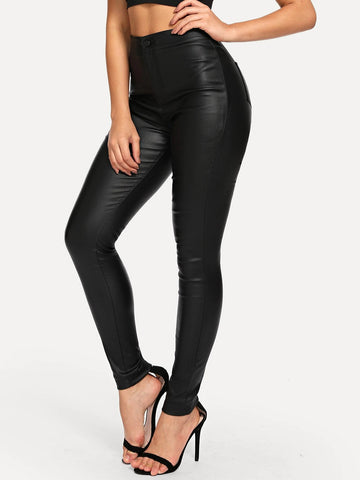 High Waist High Stretch Skinny Jeans