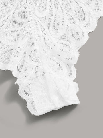 4pack Floral Lace Panty Set