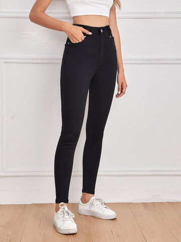 High Waist Skinny Jeans