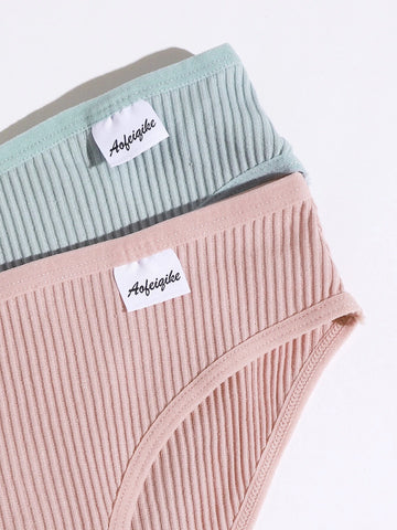 4pack Rib Panty Set