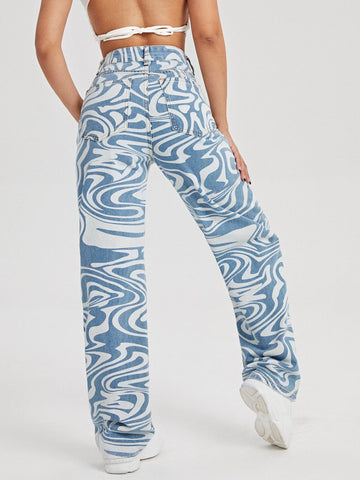 ICON High Waist Wide Leg Jeans