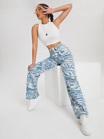 ICON High Waist Wide Leg Jeans
