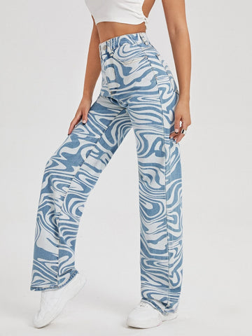 ICON High Waist Wide Leg Jeans