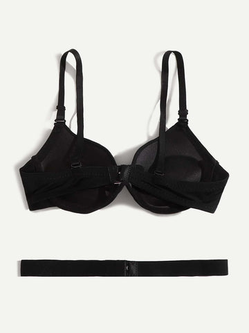 Solid Push Up Bra