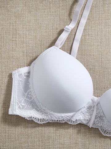2pack Contrast Lace Underwire Bra Set hi