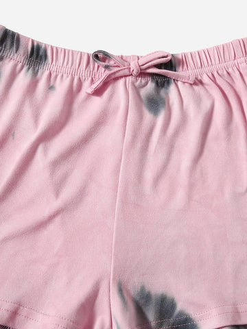 Teen Girls Tie Dye Tee & Shorts Set