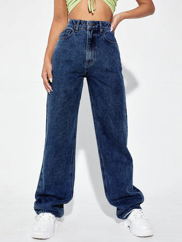 High Waist Wide Leg Jeans