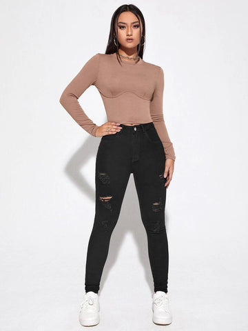 Ripped Skinny Jeans