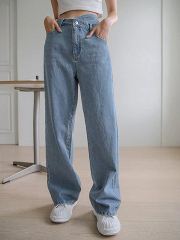 DAZY High Waist Wide Leg Jeans