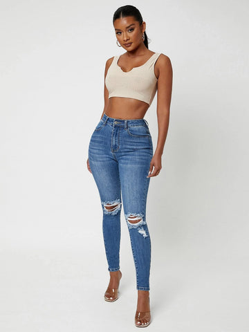 Ripped Skinny Jeans