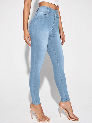 High Waisted Skinny Jeans