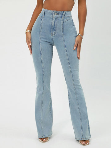 SXY High Waist Flare Leg Jeans