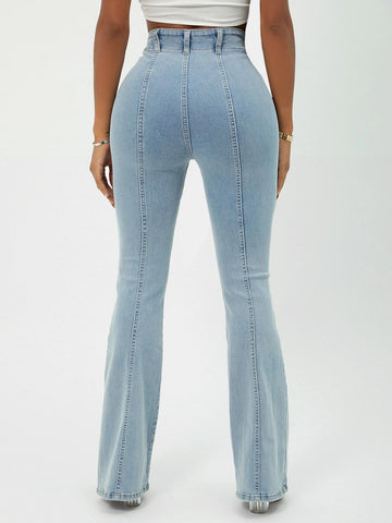 SXY High Waist Flare Leg Jeans