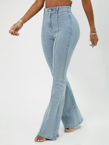 SXY High Waist Flare Leg Jeans
