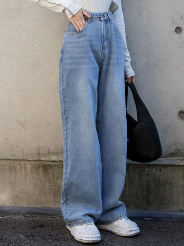 DAZY High Waist Wide Leg Jeans