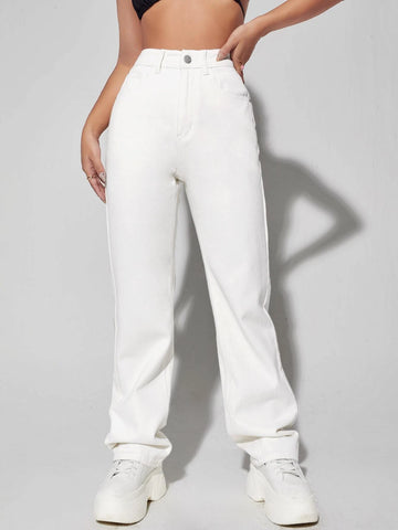 High Waist Wide Leg Jeans
