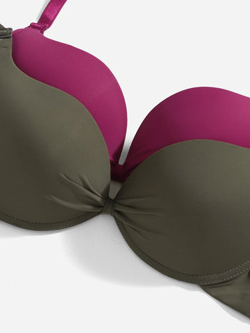 3pack Solid Underwire Bra Set