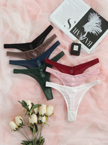 7pack Solid No Show Panty