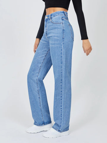 Tall High Waist Light Washed Jeans