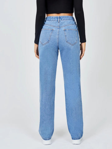 Tall High Waist Light Washed Jeans