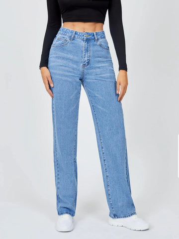 Tall High Waist Light Washed Jeans