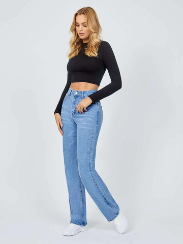 Tall High Waist Light Washed Jeans