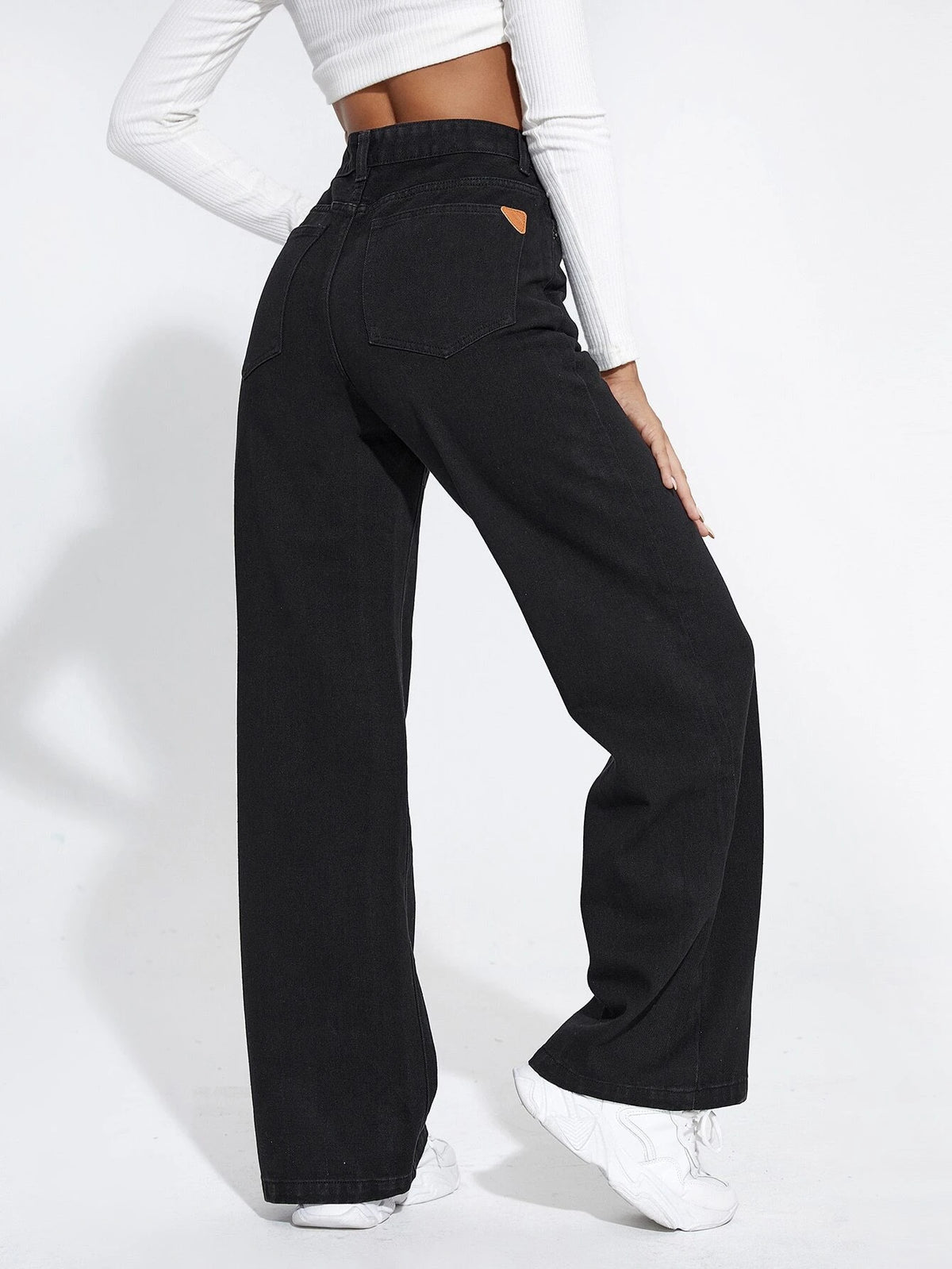 High Waist Boyfriend Fit Jeans