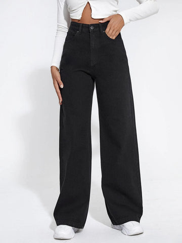 High Waist Boyfriend Fit Jeans