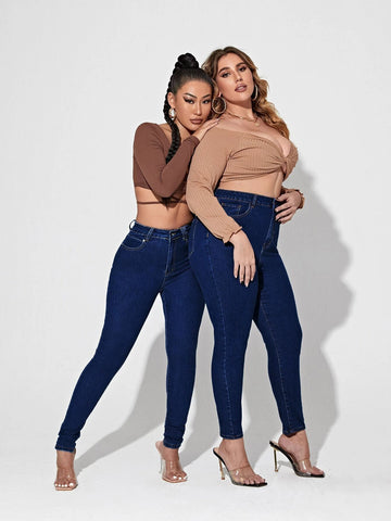High Waist Skinny Jeans
