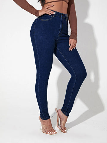 High Waist Skinny Jeans
