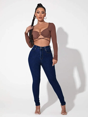 High Waist Skinny Jeans