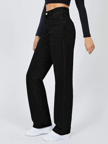 Tall High Waist Straight Leg Jeans